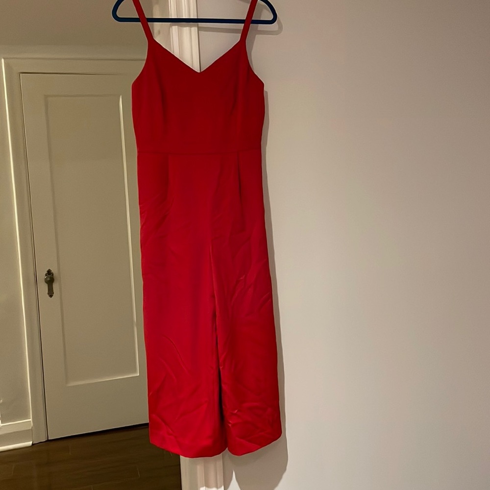 Red jumpsuit